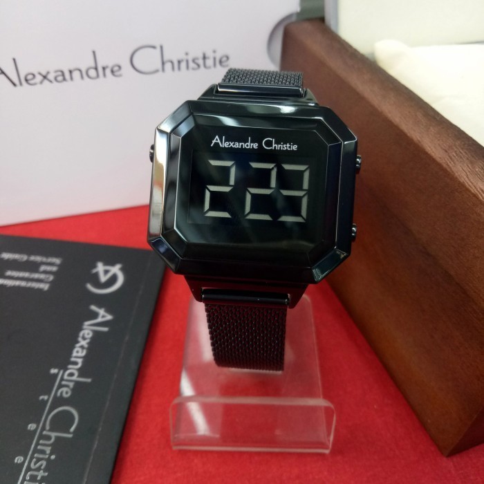 ✨Baru Jam Tangan Digital Wanita Aleaxandre Christie Ac 9338 Lh Stainless Limited