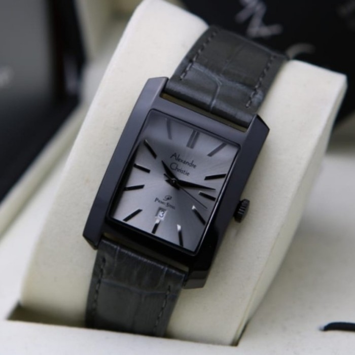 ✨Baru Jam Tangan Wanita Alexandre Christie Original Ac1022 Grey Limited