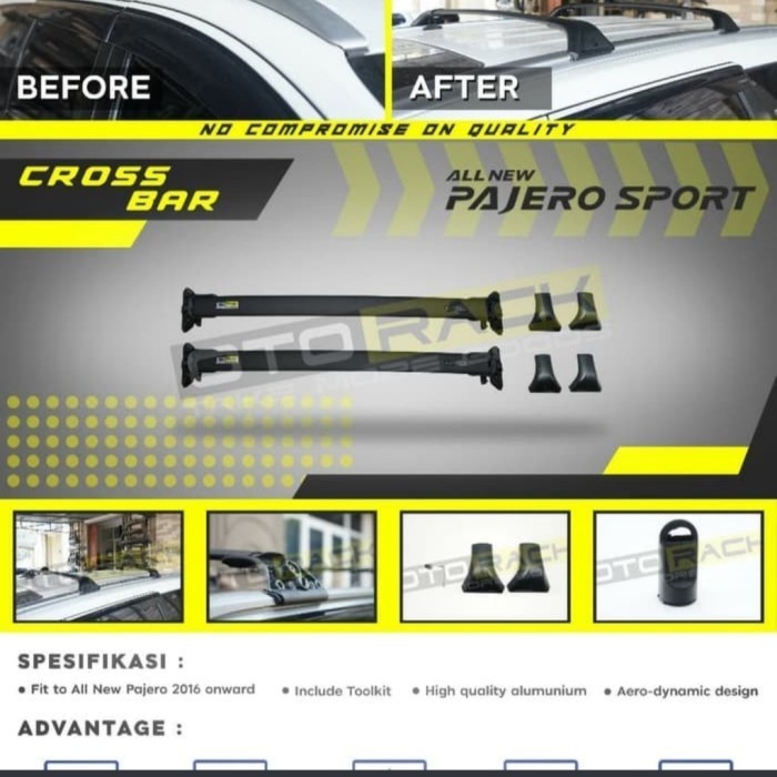 ✨New Ori Cross Bar Crossbar Khusus All New Pajero 2016 -2020 Terbaru