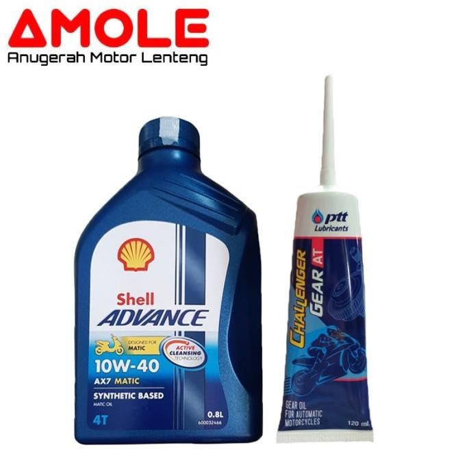 Oli Shell AX7 Matic 0.8L Dan Oli Gardan Shell
