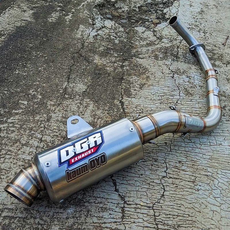 KNALPOT DGR OVAL  FULLSYSTEM BEAT FI/INJEKSI