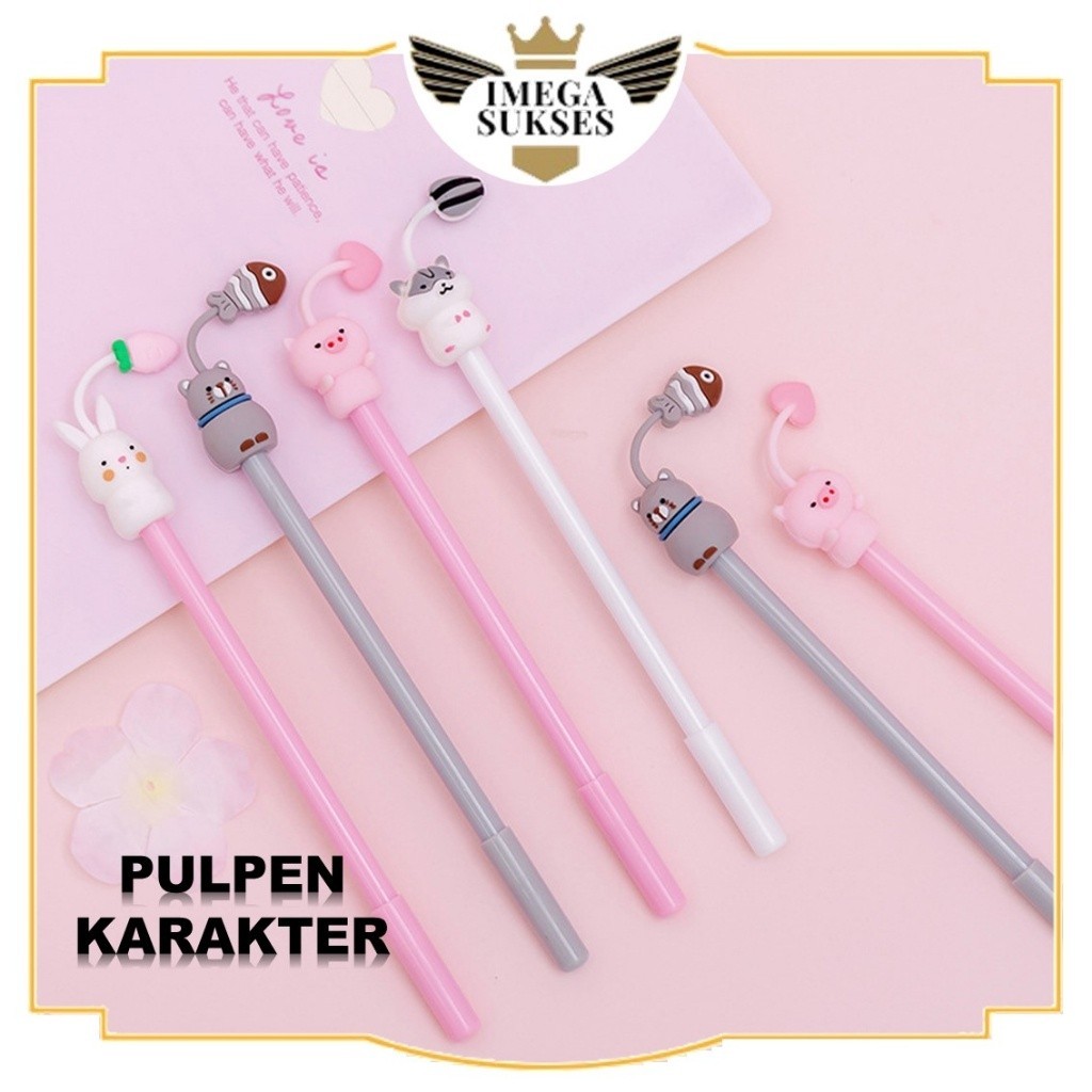 

Pulpen Karakter Alat Tulis Sekolah Pena Hewan Lucu Pena Gel Karakter Binatang Pulpen Gel Kulitas t ATK Pulpen Lancip Murah t