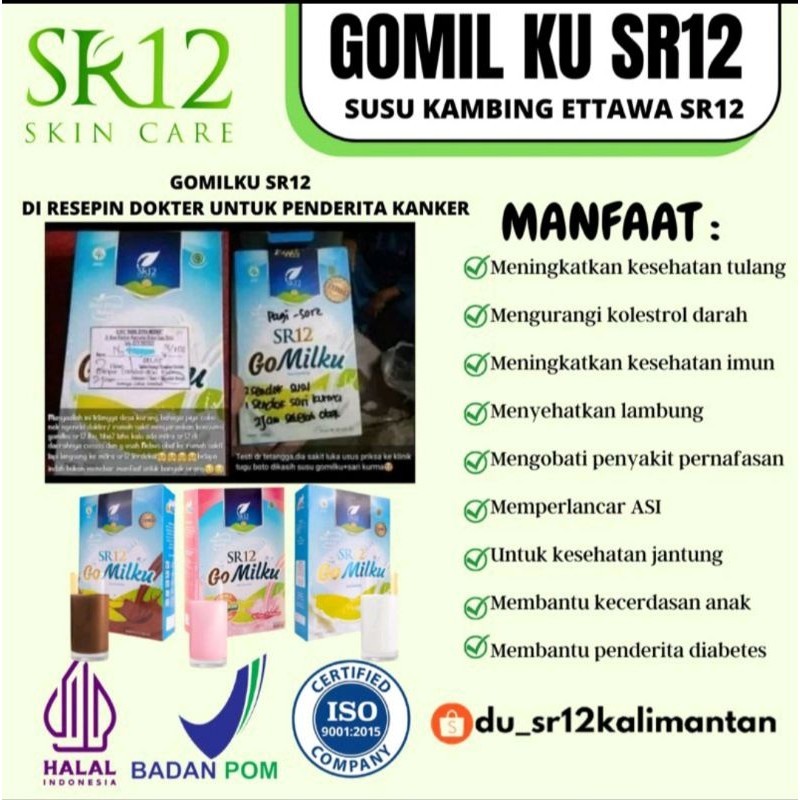 

❤️RINDA❤️ GOMILKU SR12 200GR/SUSU BUBUK SUSU ETAWA BAGUS UNTUK KESEHATAN TUBUH