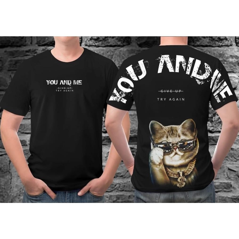 SDF KAOS CAT KALUNG EMAS ABSTRACT ORIGINS / T-SHIRT CAT BG / KAOS KUCING METAL / KAOS PRIA DISTRO /K