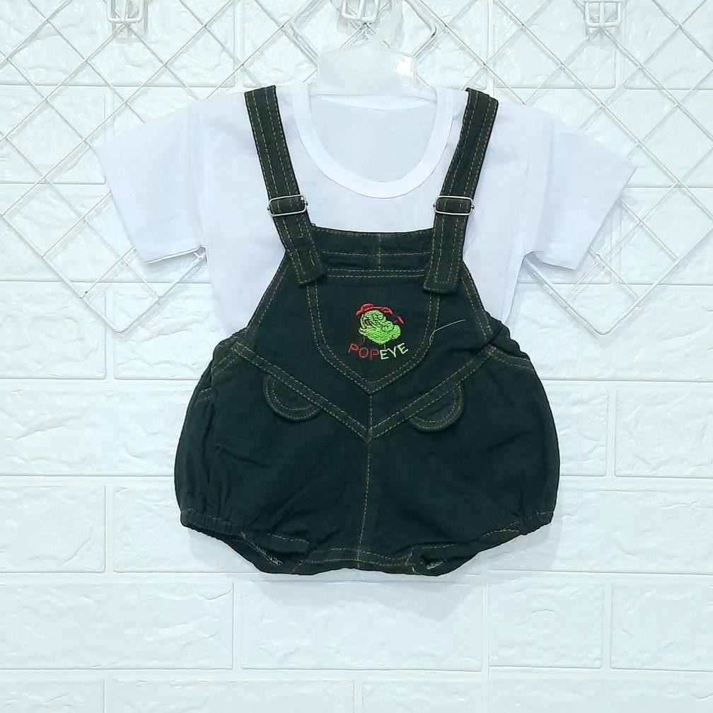 SDF Setelan Kodok Jeans Anak 0-1,5 Tahun / Jumpsuit Jeans Anak Laki Laki /babyleticia TERLARIS