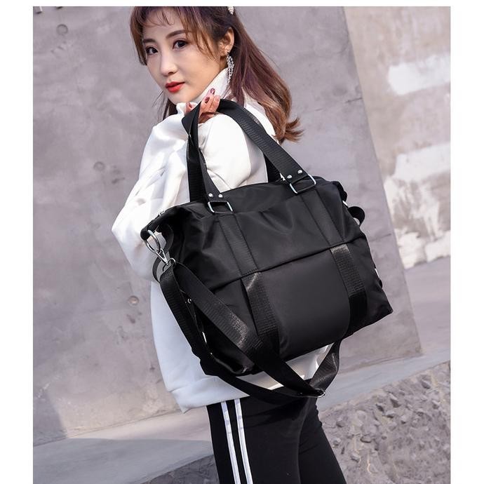 Tas Jinjing P1906 Shoulder Bag Besar Wanita Simple Casual Import Murah