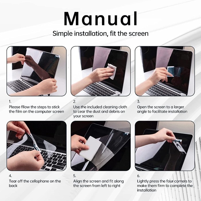 ANTI GORES ASUS ROG FLOW X13 LAPTOP FULL BEZEL SCREEN GUARD GLARE BLUE