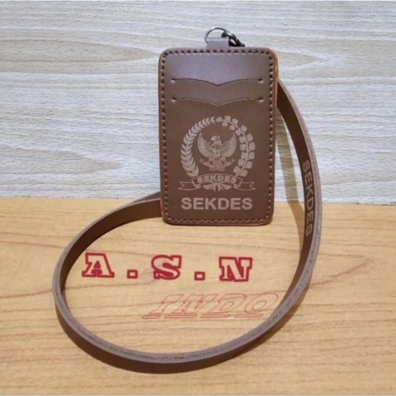 

HOLDER KALUNG ID CARD LOGO SEKDES BEST QUALITY PREMIUM