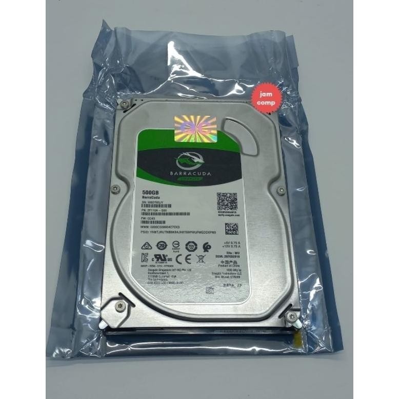 Flash Sale Hardisk 500Gb Barracuda Sata 3.5 Baru Rpm 7200. Hardisk 500Gb For Pc Cpu Computer Murah