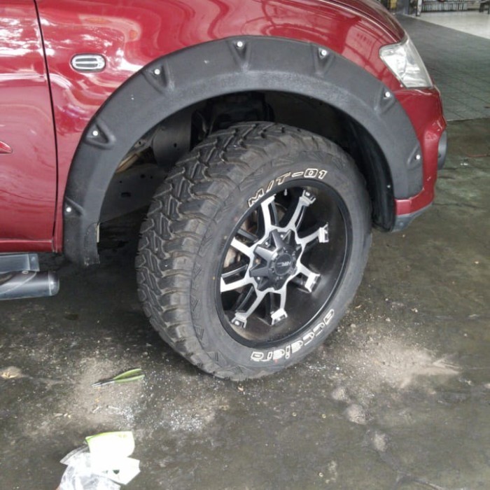 OVER FENDER BUSHWAKER MITSUBISHI PAJERO SPORT LAMA 2010-2015 BAUT L