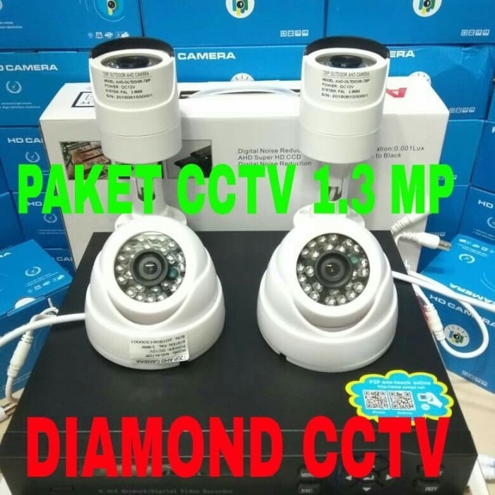 Update Paket cctv 4CH 1.3Mp / 720p / Kamera Cloud online cctv