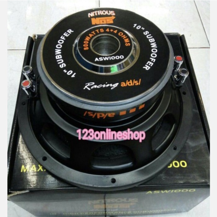✅Baru Subwoofer Ads Nos 10 Inch Double Coil Original Terbatas