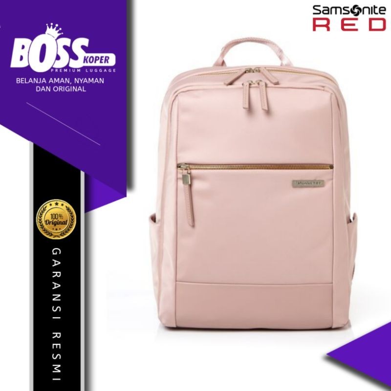 Ransel Kuliah Wanita SAMSONITE RED Backpack Original