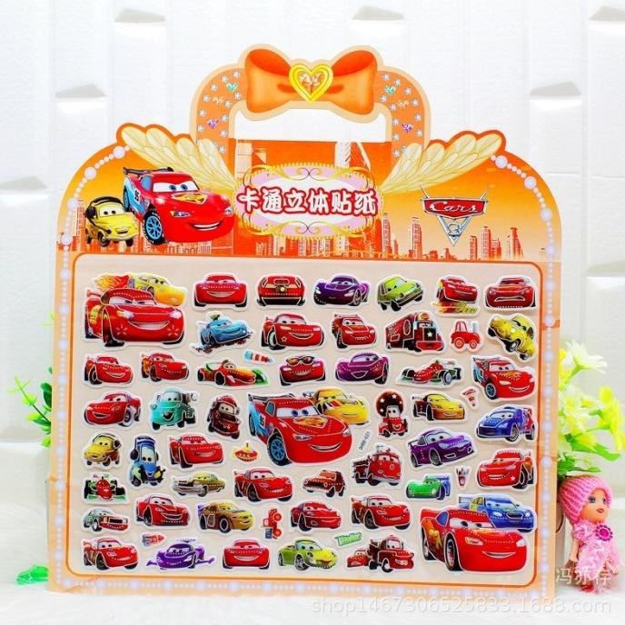 

DFG - Stiker PVC 3D Anti Air Sticker Kartun Anak Murah Superhero Princess TERLARIS