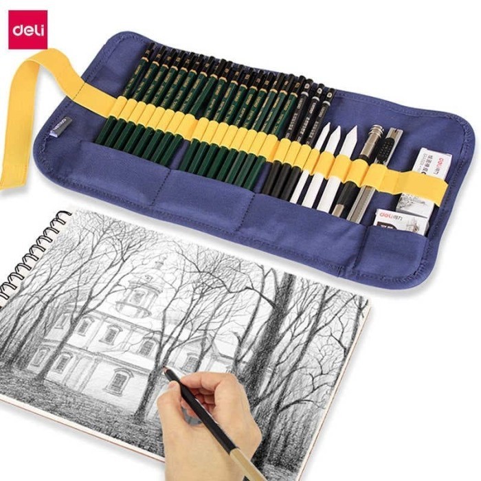 

Terjangkau Deli Professional Art Sketch Set Painting Art Supplies 58125