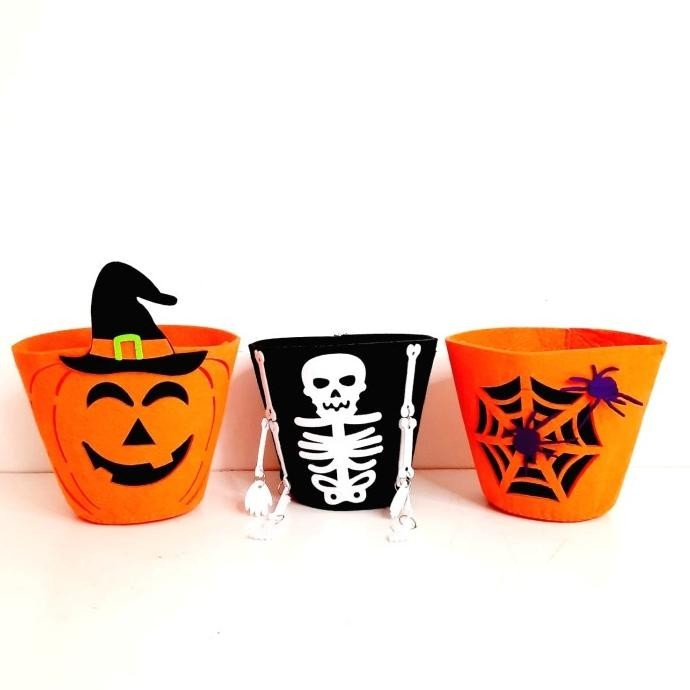 

DFG - Tas Labu Trick Or Treat Murah Kantong Souvenir Halloween Anak Dekor TERLARIS