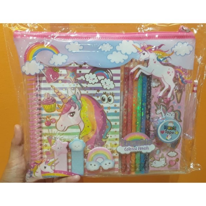 

[Baru] Sale Mainan : Hotfokus Stationary Set Unicorn Stationay Kit Terbatas