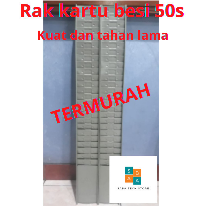 

[Baru] Rak Kartu Besi Absensi 50S Berkualitas