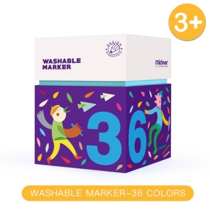 

[Baru] Mideer Washable Marker Spidol Wipe Clean Terbaru