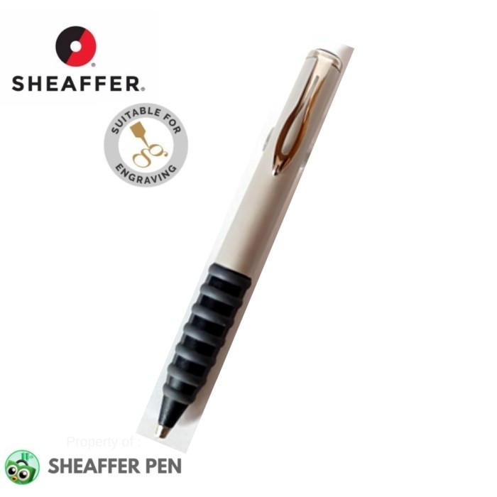 

[Baru] Sheaffer® Circle Grip Matte Silver With Chrome Trim Ballpoint Pen Terbatas