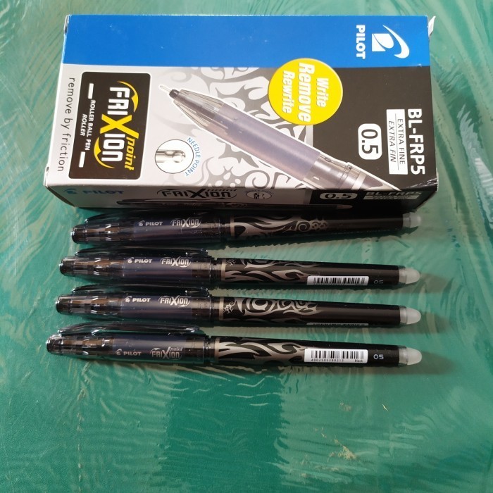 

[Baru] Pulpen Pen Frixion Pilot 0.5 Hitam Diskon