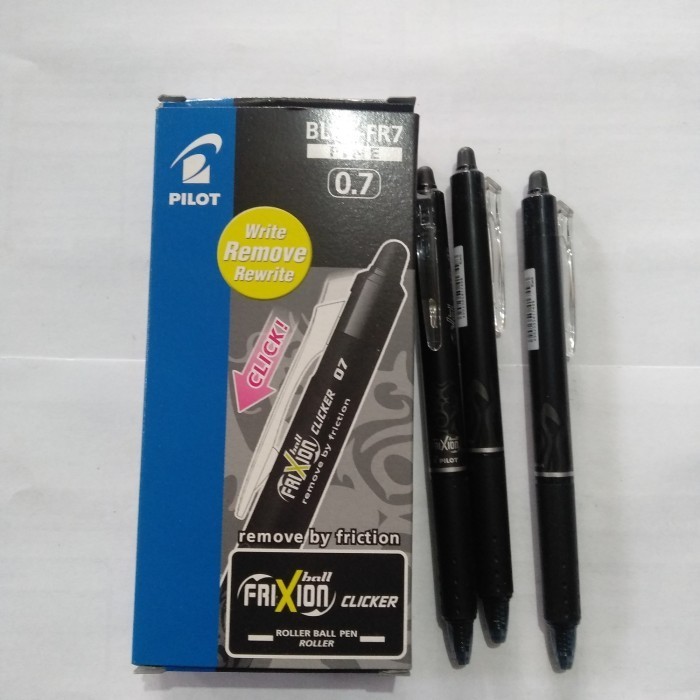 

[Baru] Pulpen Frixion 07 Hitam / Bolpoint Frixion 07 Limited