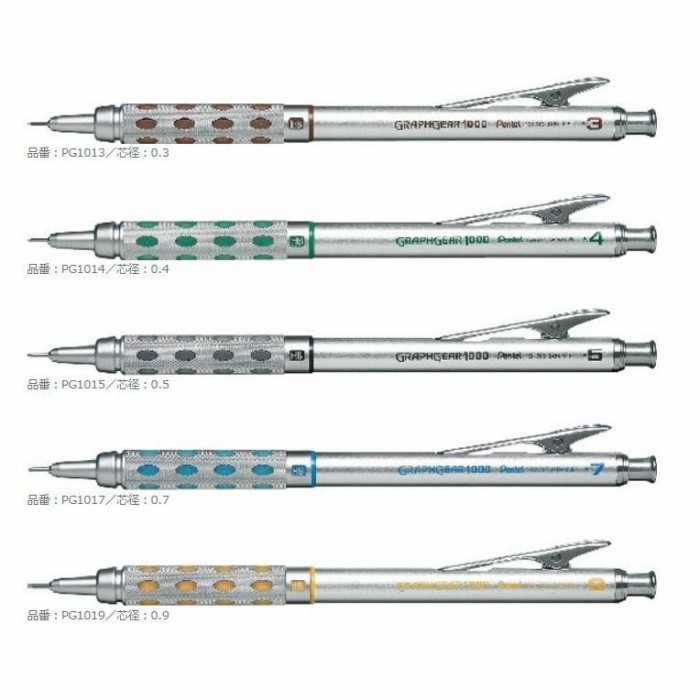 

[Baru] Pentel Graphgear 1000 Draughting Drafting Mechanical Pencil Terbaru