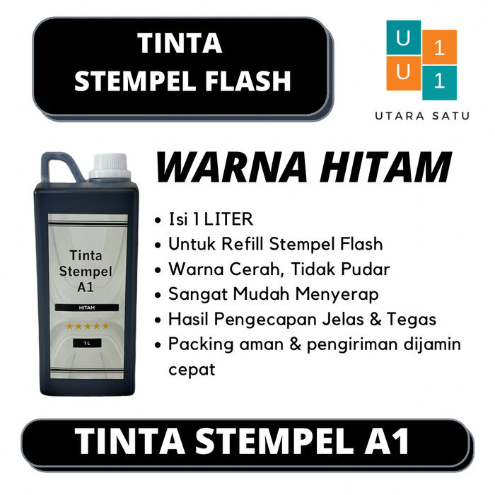 

[Baru] Tinta Stempel Flash Warna Hitam 1 Liter Terbatas