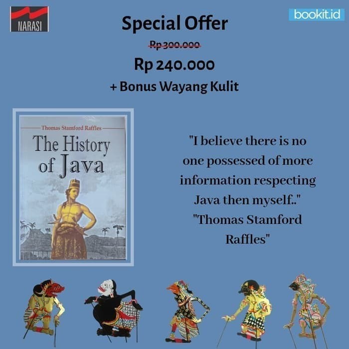 

[Baru] The History Of Java Bonus Wayang Kulit Terbatas
