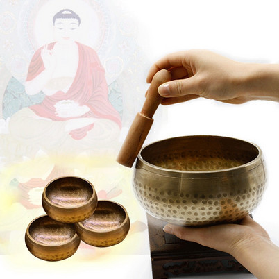 

[Baru] Lonceng Tibet Buddha Diameter Mangkuk Suara Buddha 8Cm Untuk Meditasi Berkualitas