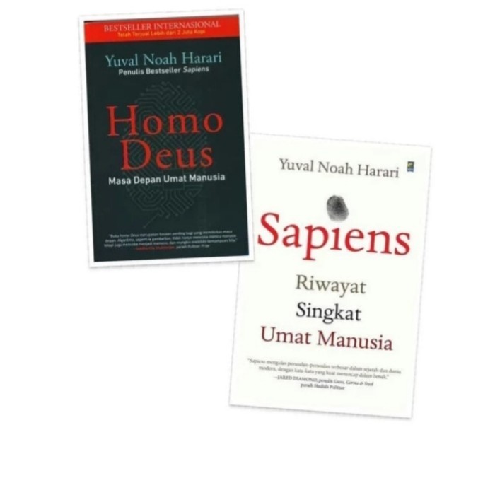 

[Baru] Paket 2 Buku Yuval Noah Harari: Homo Deus X Sapiens Lebih Murah Banget Berkualitas