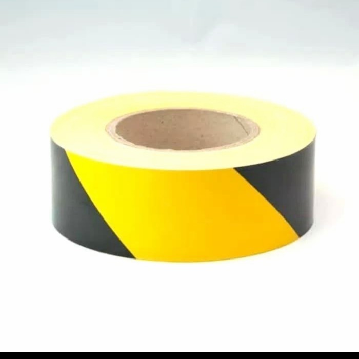 

[Baru] Revlek Tape Garis Kuning Hitam 2 Inci X 45 Mtr Diskon