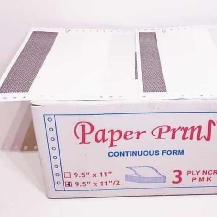 

[Baru] Cintinuous Form 3 Ply 9.5X11/2 Slip Gaji Limited
