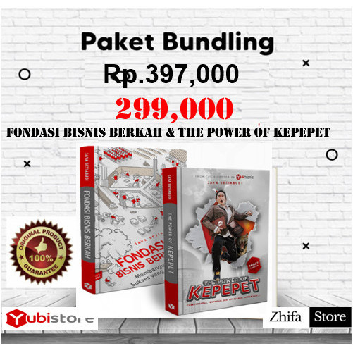 

[Baru] Paket 2 Buku The Power Of Kepepet Fondasi Bisnis Berkah- Mas Jaya Limited