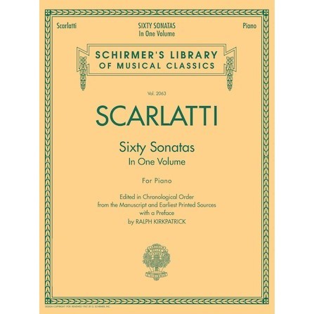 

[Baru] Scarlatti: Sixty Sonatas For Piano Diskon