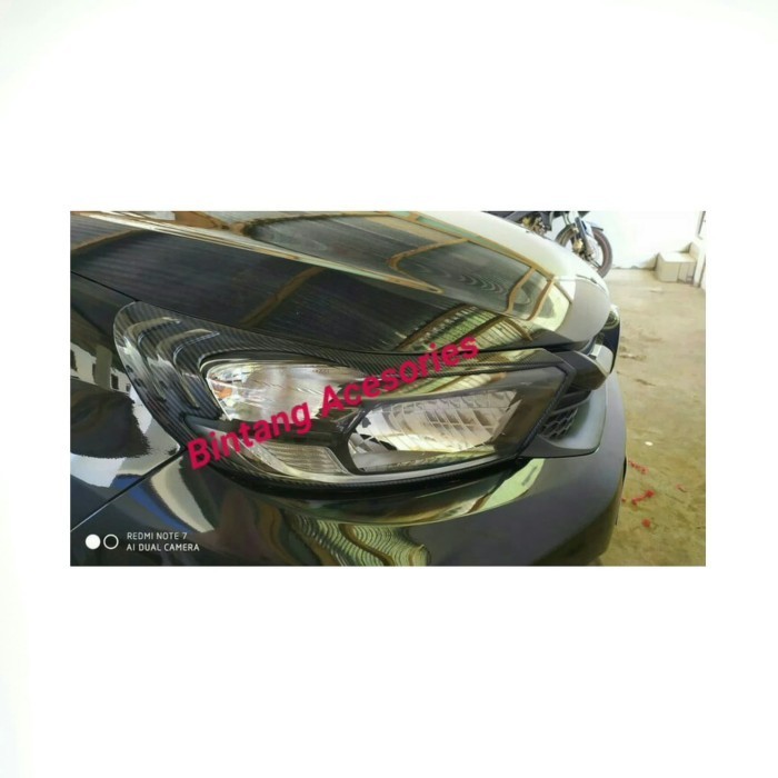 [New] Garnish List Lampu Depan Carbon Mobilio 2018 2019 Ful Carbon Berkualitas