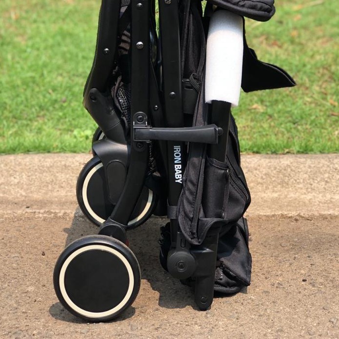 [New Ori] Roda Stroller Iron Baby - Sparepart Roda Stroller - 2 Depan 2 Belakang Terbaru