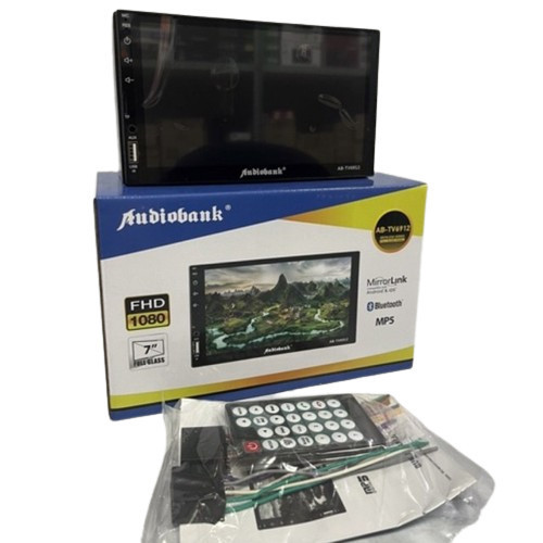 [Original] Deckless Audiobank Ab Tv-6912/Audiobank 7Inch Mirorlink Terbaru