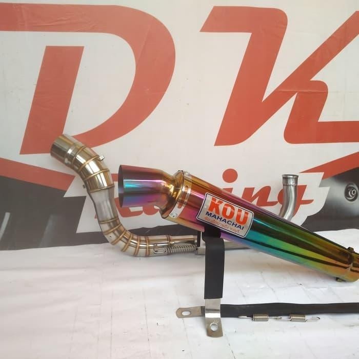 ✅New Ori Knalpot Racing Yamaha Mio Soul Lama Kou Rainbow Terbatas