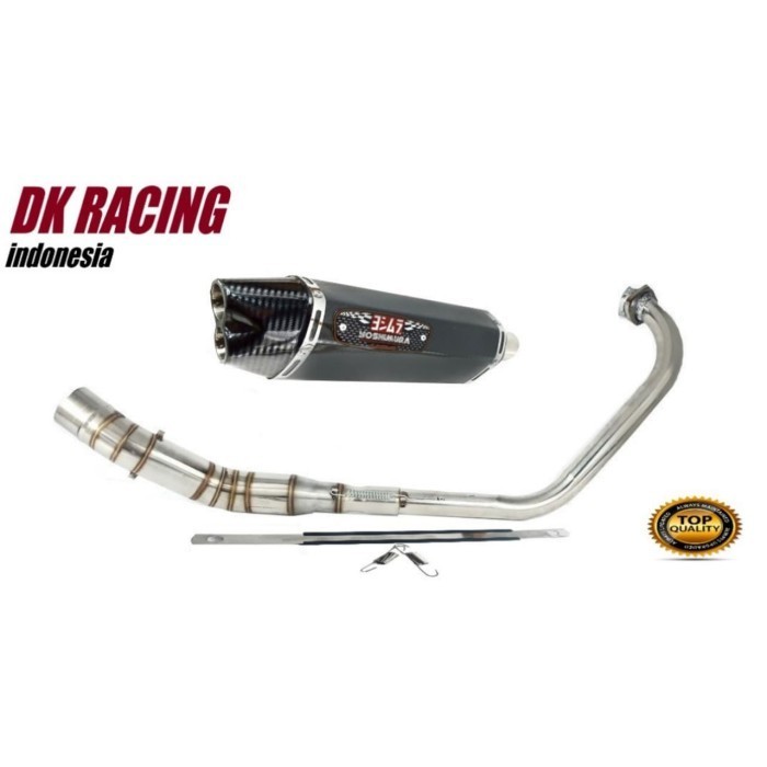 ✅New Ori Knalpot Racing Yoshimura R77 Honda Cbr 150 R Fullsystem Carbon Berkualitas