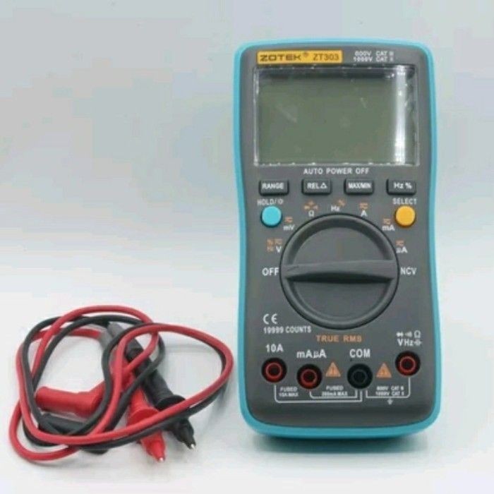 ✅Termurah Zotek Zt303 Multimeter Avometer Meter Multitester Digital True Rms Diskon