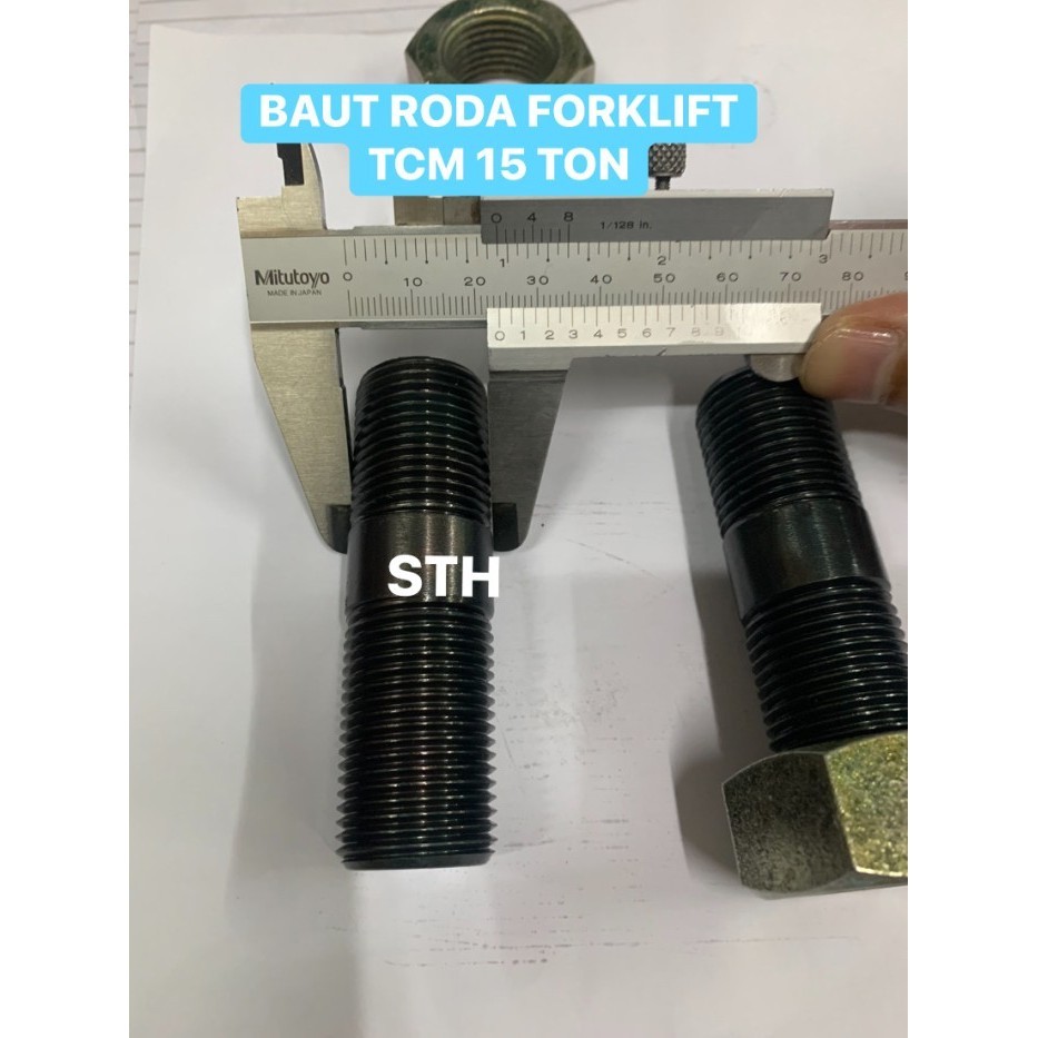 ✅Sale Baut Roda Forklift Komatsu 15 Ton. Uk. Baut : M24X80Mm K.36 Terbatas