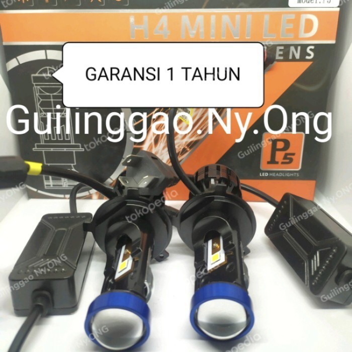 ✅New Lampu Mobil Led H4 Mini Projector Super Bright Super Terang 6000K Terbaru