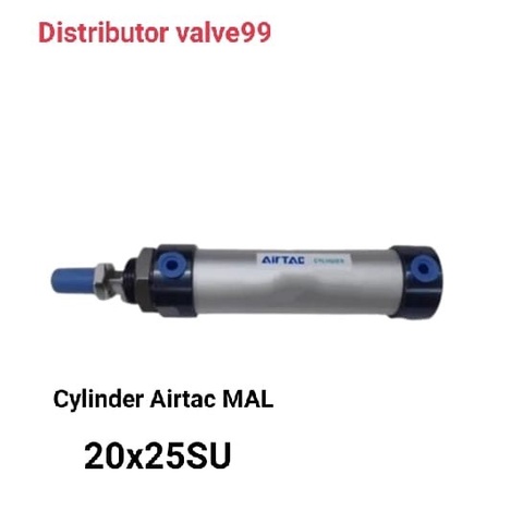 ✅Termurah Cylinder Pneumatic Airtac Mal 20 X 25 Su Mal20X25Su Berkualitas