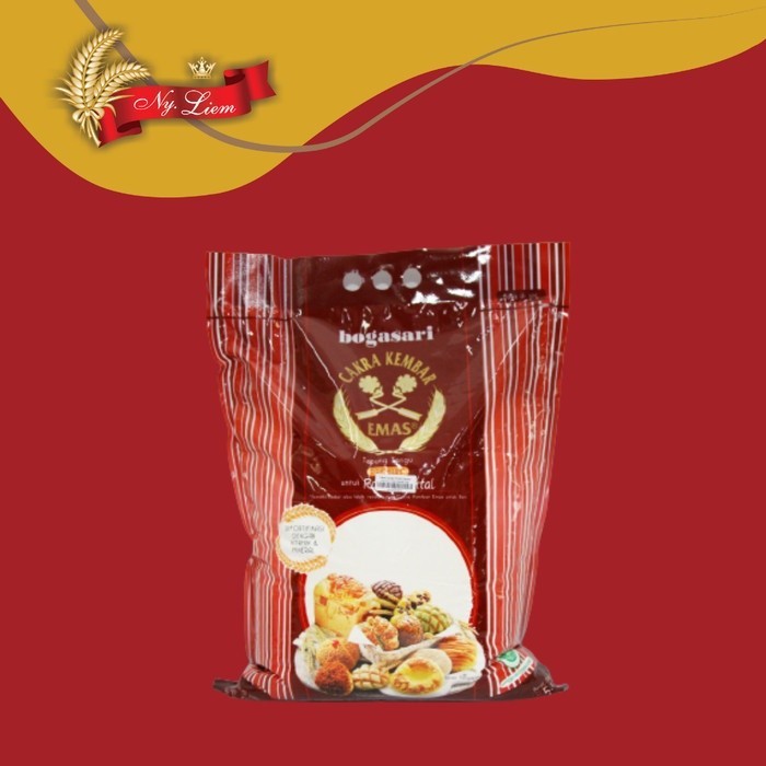 

Cakra Kembar Emas Tepung Prex Roti Ental 5 Kg