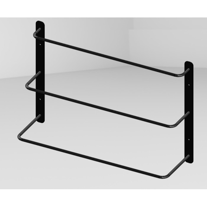 RAK BESI HANDUK 3 SUSUN GANTUNGAN BESI HANDUK BAJU 3 SUSUN