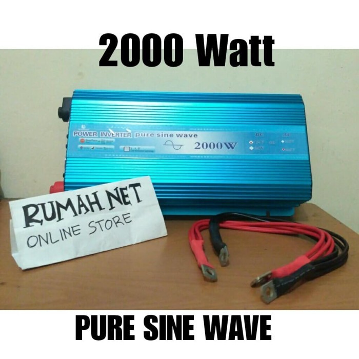 [Baru] Inverter 2000 Watt Pure Sine Wave 12V Berkualitas
