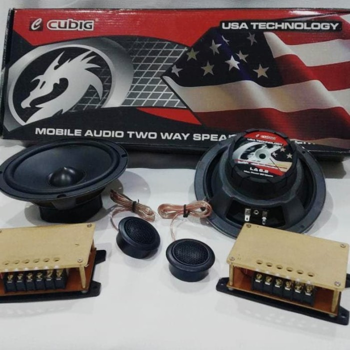 [Baru] Speaker Split 2 Way Cubig La 6.2 - U.S.A Produk - Sca Limited