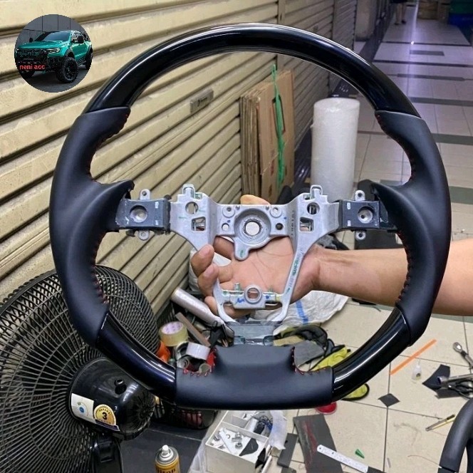 [Baru] Lingkar Steer Stir Avanza Black Wood Glosy Berkualitas