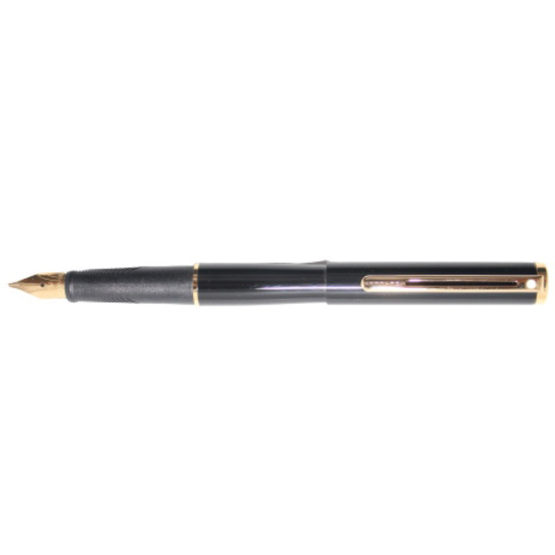 

Sheaffer Agio Compact Gloss Bla Featuring 22K Gold Tone Trim Fountain Pen